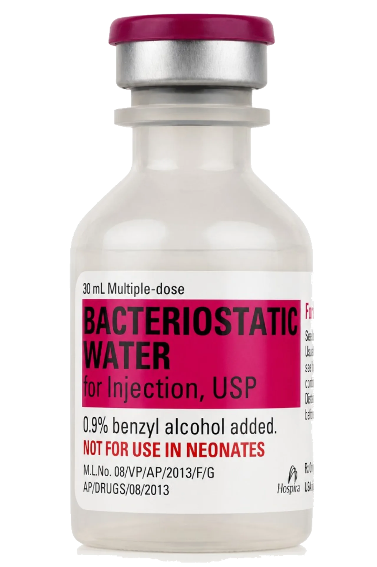Hospira BAC Water 30 mL | Third-Party Tested